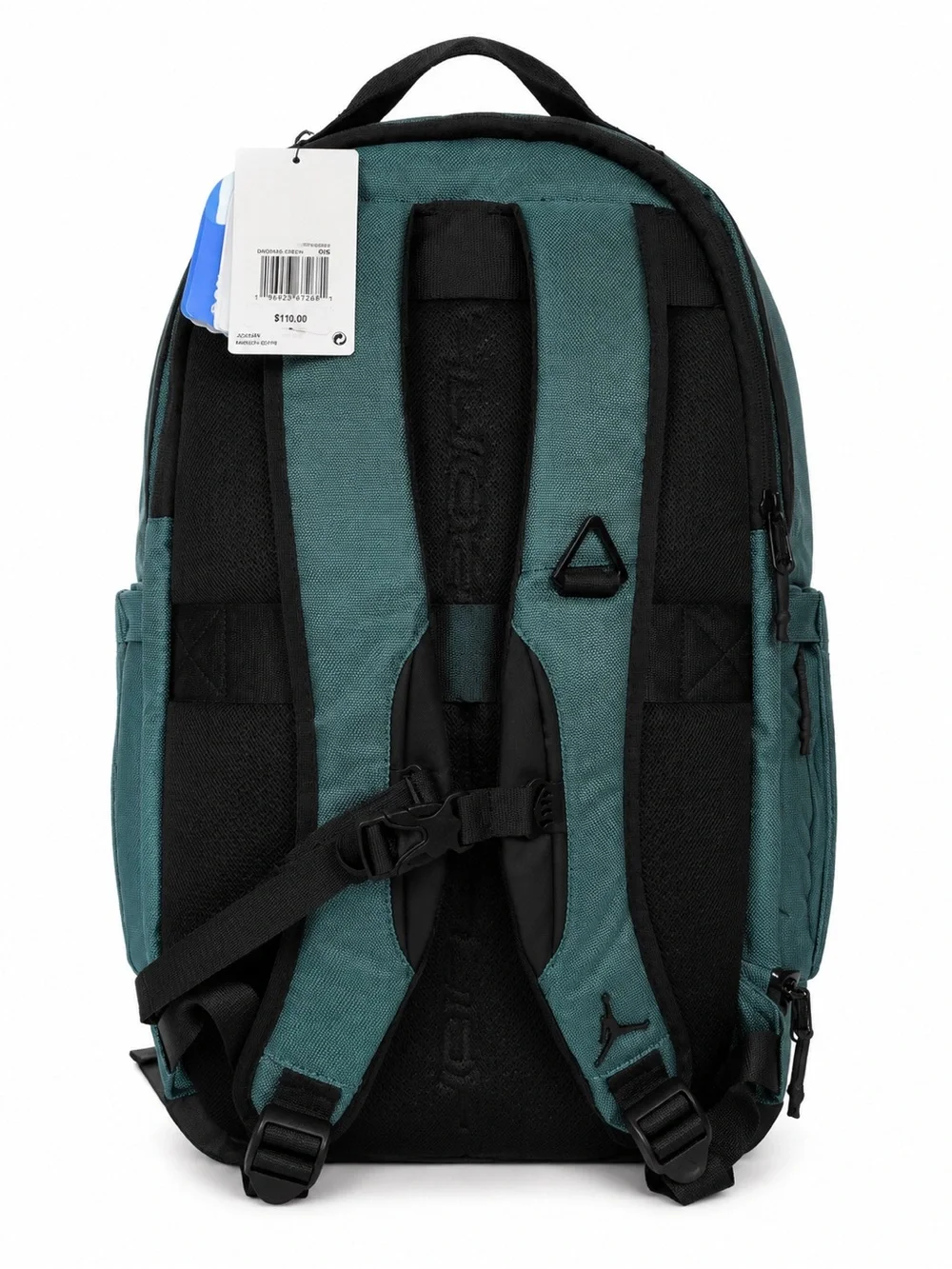 Jordan Teal and Black Men's Backpack with Front Bungee